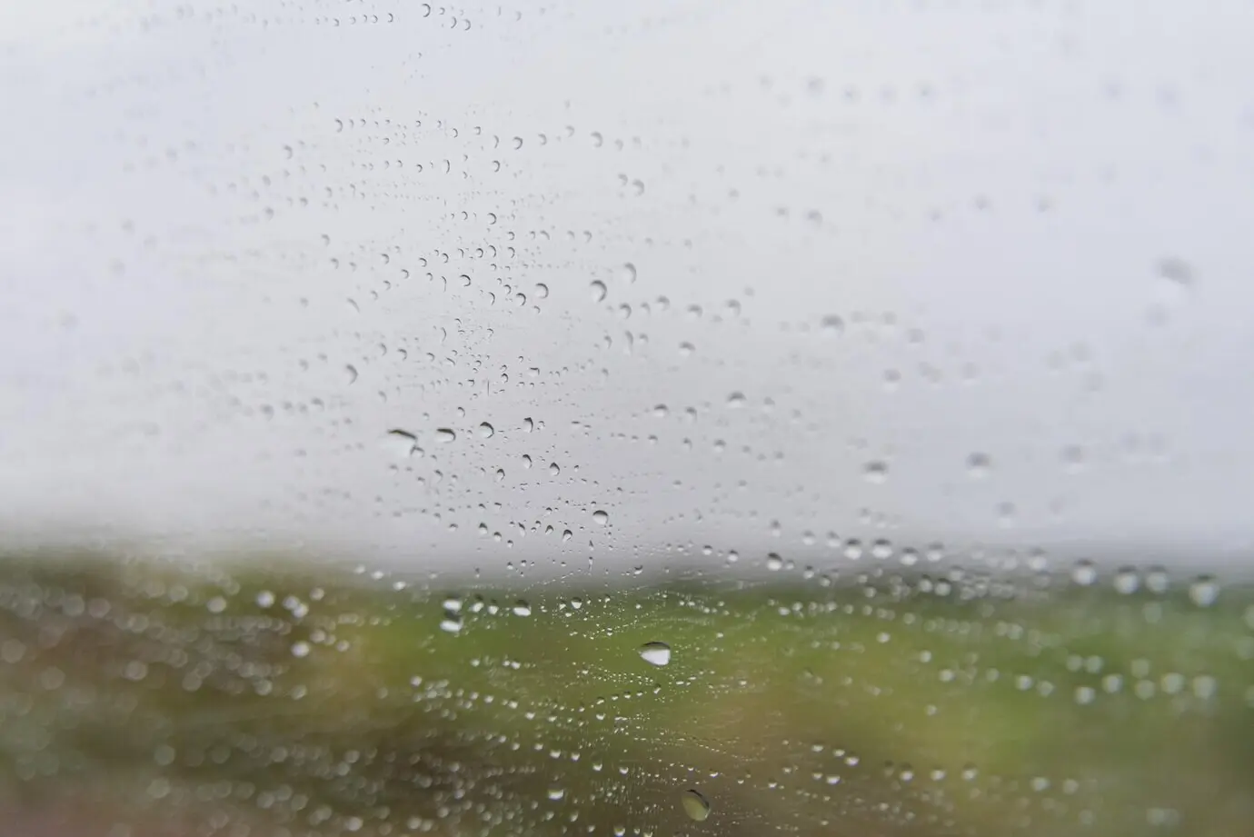 Regentag – hinter der Autoscheibe